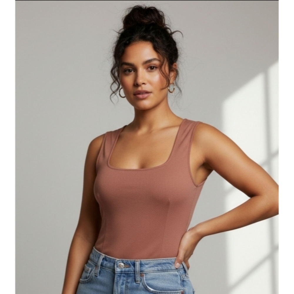 Fleur du Mal Mauve/Brick Red Bodysuit, L NWT ✔️
